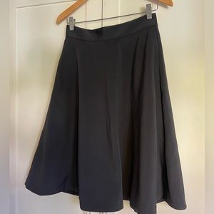 Black A-Line (shiny) Skirt